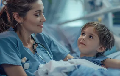 Health and pediatric nurse